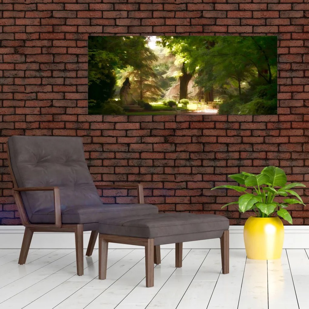 Tablou cu parc (120x50 cm)