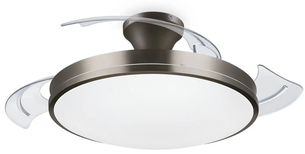 Plafonieră LED cu ventilator Philips LED/35W/230V 5500/4000/2700K nichel + telecomandă