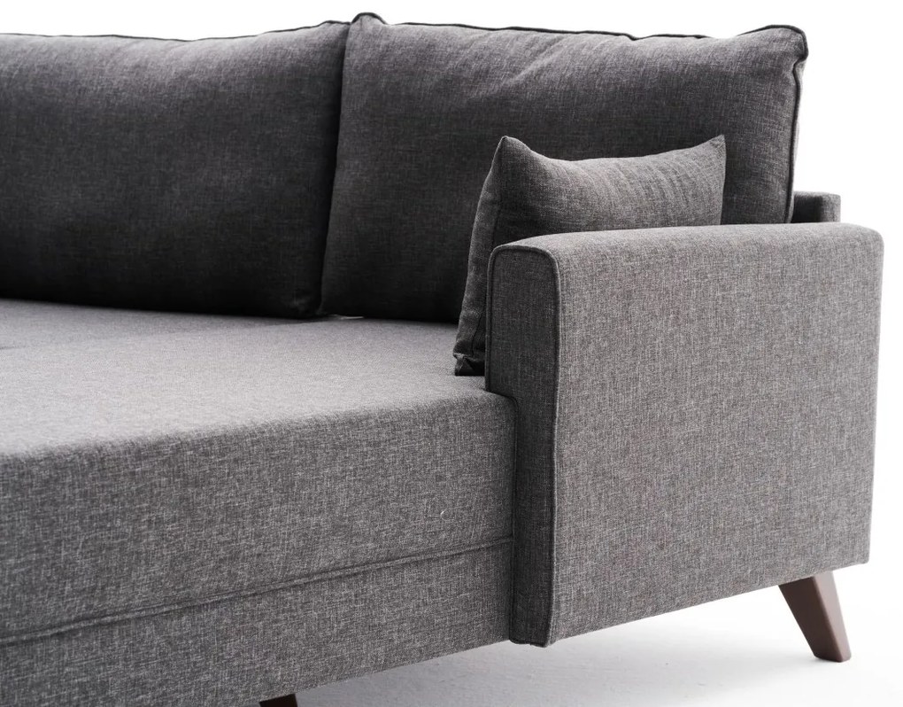 Canapea extensibilă Bellina 1 (antracit) (D). 1063019