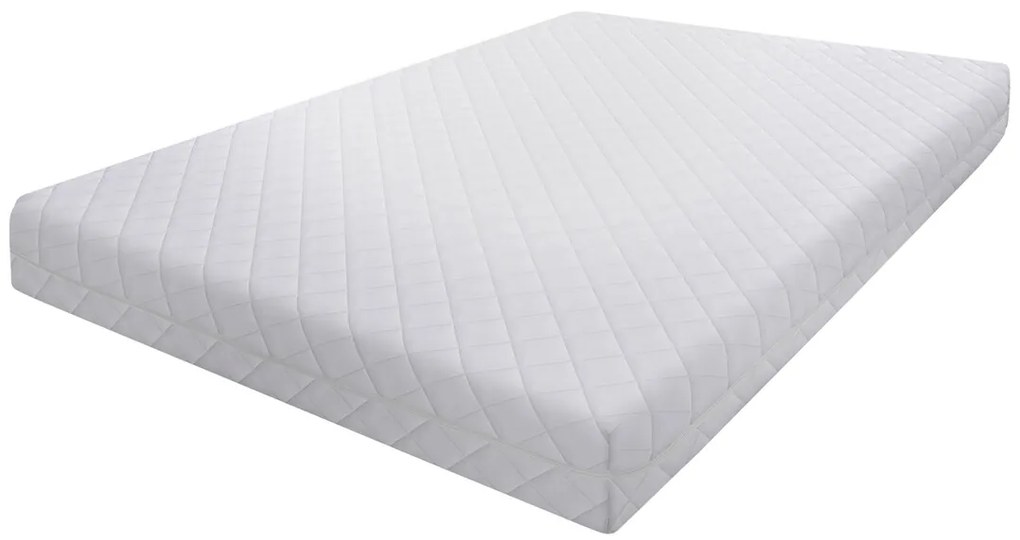 Saltea SuperOrtopedica Green Future KONFORTA Max Plus 25 cm, 140x200x25cm, Spuma poliuretanica elastica, Husa matlasata, hipoalergenica, Reversibila, Ferma