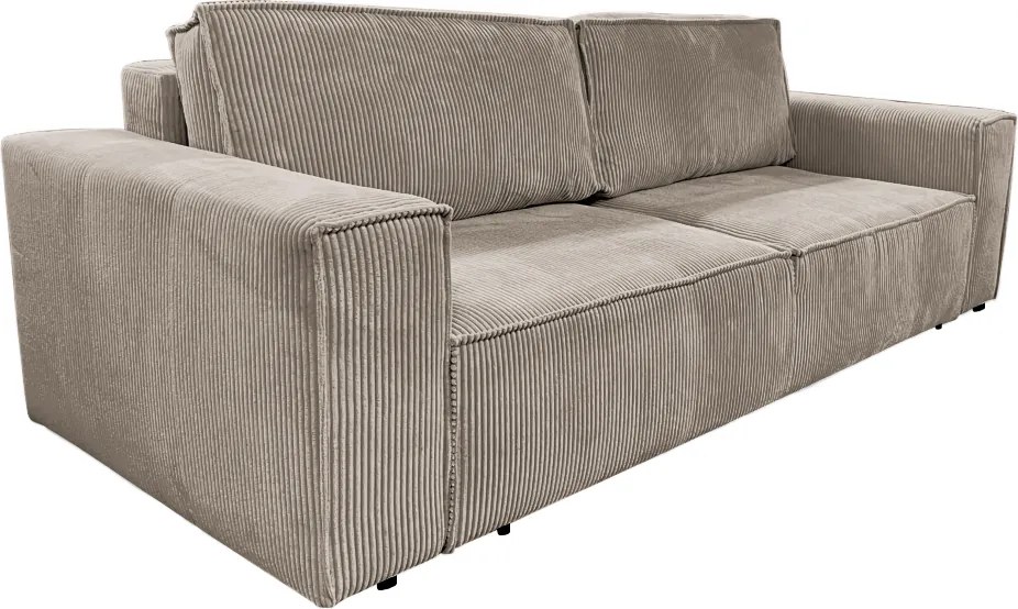 Canapea extensibilă, taupe gri-bej, HARPERA BIG SOFA