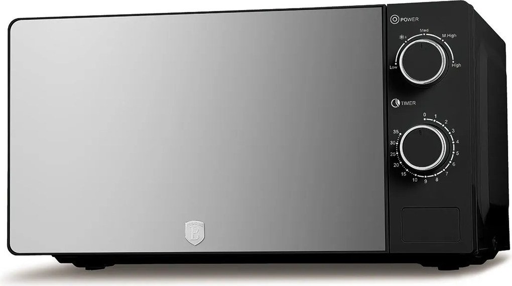 Cuptor cu microunde Berlinger Haus BH 9904, 20 L, negru mat