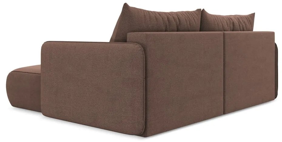 Colțar roz extensibil/cu spațiu de depozitare (cu colț pe partea dreaptă) Nanea – Makamii