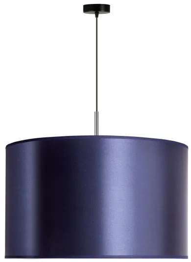 Duolla - Lustră pe cablu CANNES 1xE27/15W/230V d. 50 cm albastră/argintie