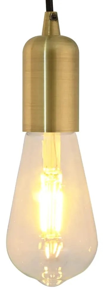 vidaXL Suporturi de lampă 2 buc Bronz E27