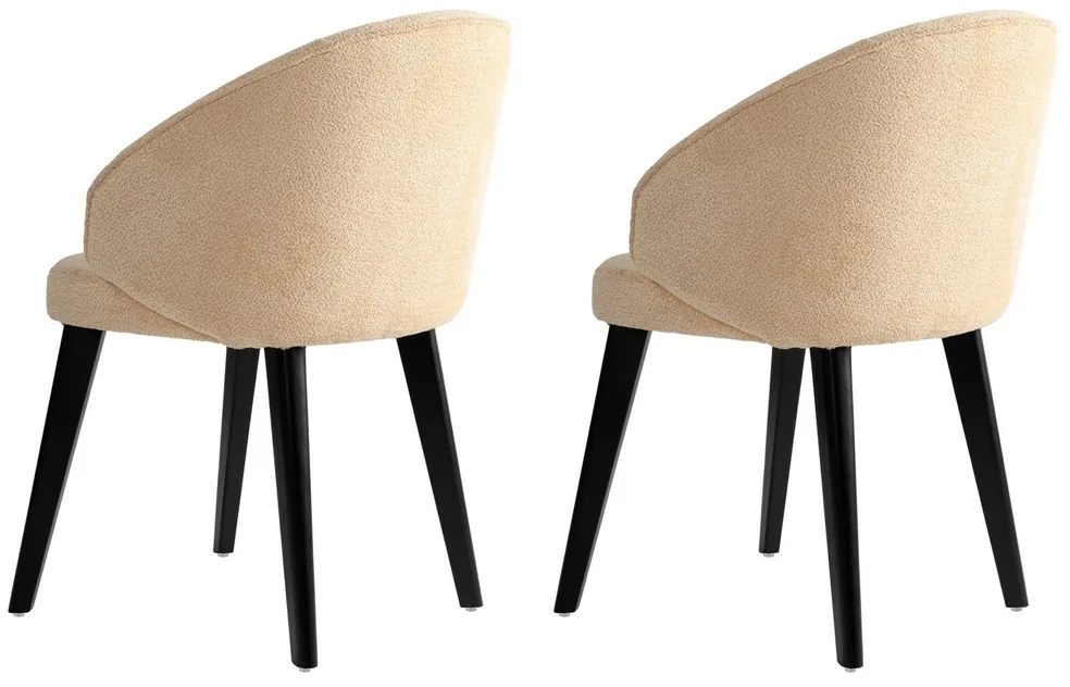 Set de scaune de sufragerie Bentley Beige andBlack, 2 buc.