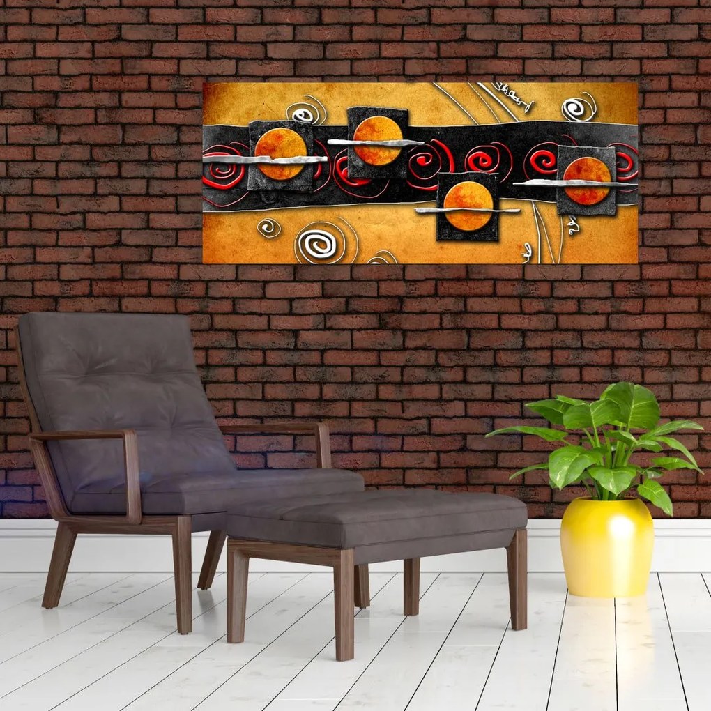 Tablou abstacției - Panete (120x50 cm)