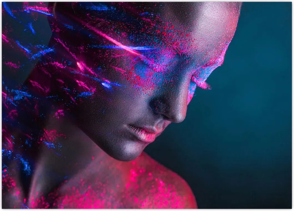 Tablou strălucitor a femeii (70x50 cm)