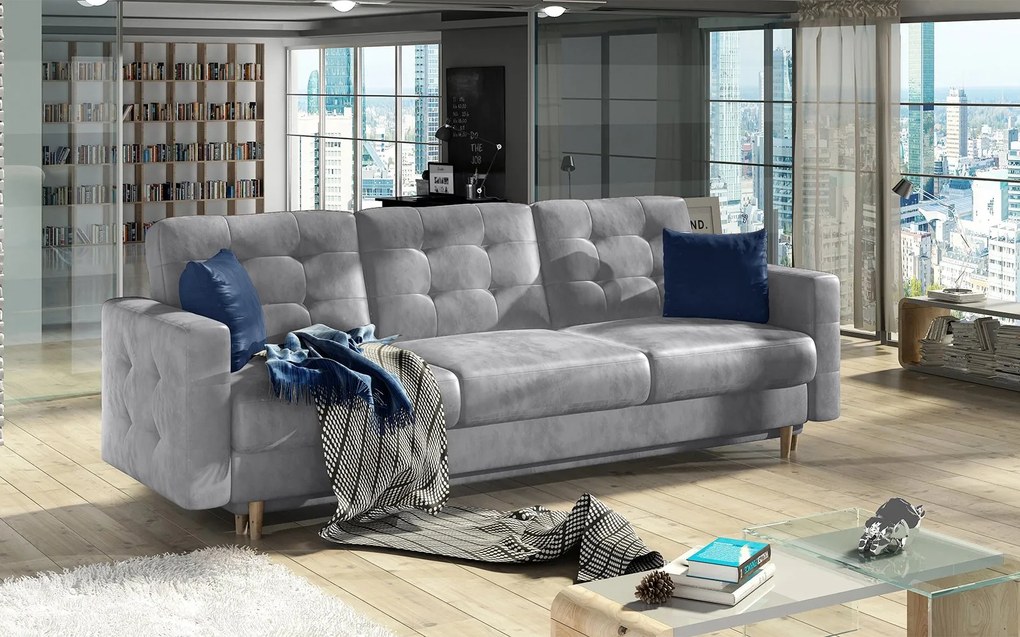 Canapea lemn masiv Asgard Personalizabilă, 233 × 92 × 93 cm - Soro 61