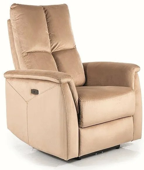 Fotoliu recliner Neptun velvet bej Blu28