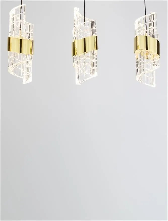 Lustra cu 5 pendule LED design modern Seneca