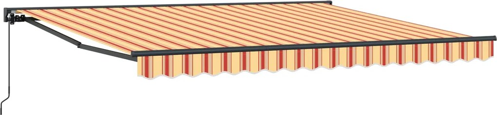 vidaXL Cadru de copertină Manual Multicolour 400 × 300 cm