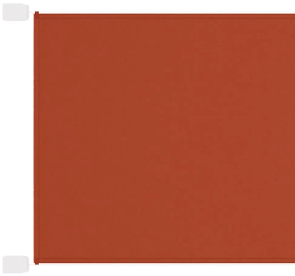 vidaXL Copertină verticală, teracotă, 60x1200 cm, țesătură Oxford