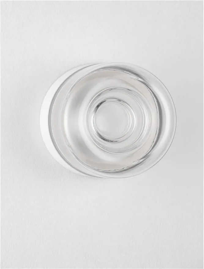 Aplica perete stil minimalist Doris alb