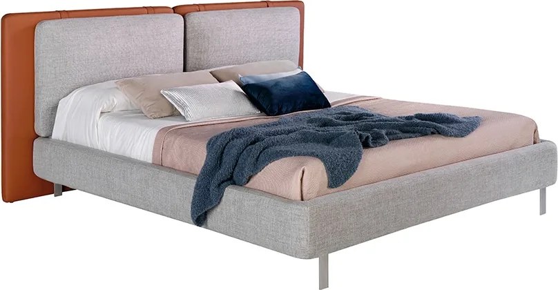 Pat dublu design LUX modern cu tablie eleganta Allan 180x200cm