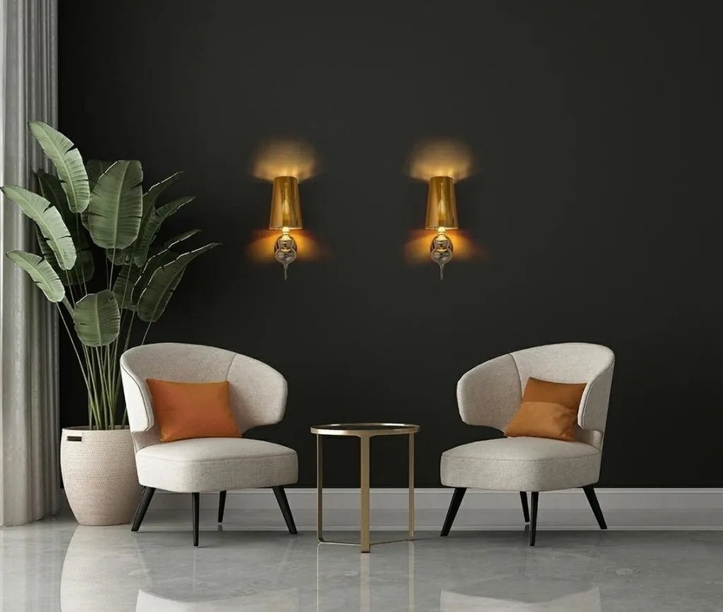 Aplica de perete design mimimalist Royal 15 auriu