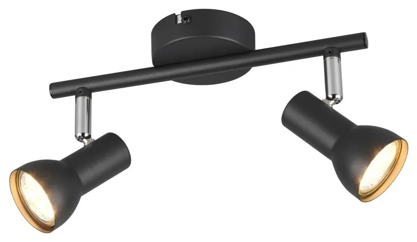 Spot negru ø 8 cm Cantar – Reality