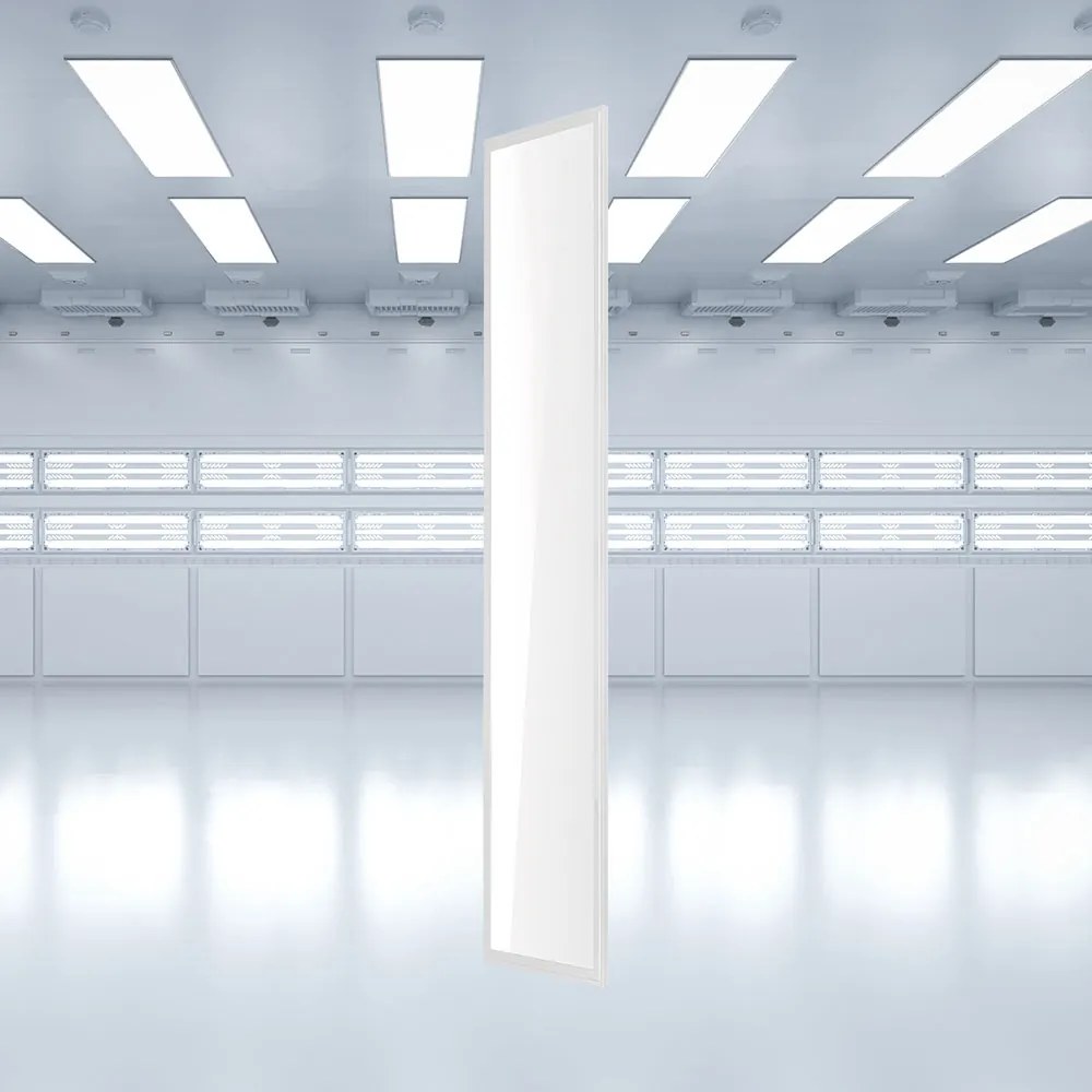 Panou LED incastrat BR-BP16-33130, 1195x295mm, 40W, 3400lm, lumina neutra, alb, IP20, Braytron