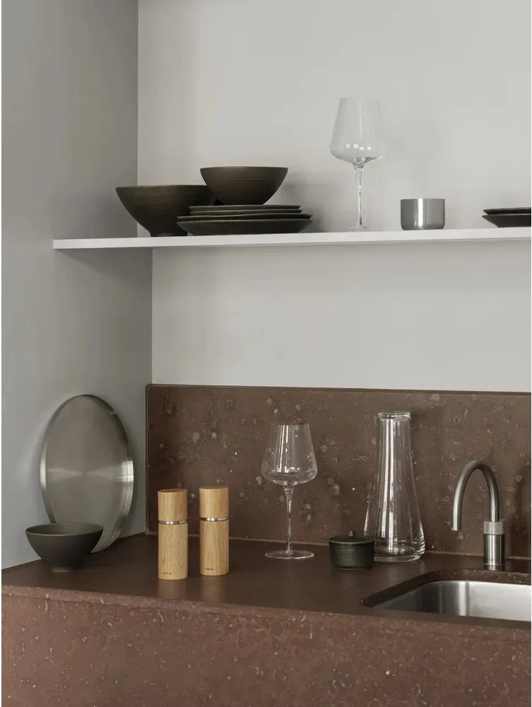 Farfurie maro închis pentru desert din ceramică ø 21 cm Kumi – Blomus