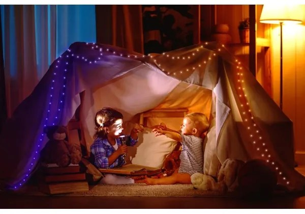 Bandă LED RGB dimabilă DOTS 60xLED 7m Wi-Fi Twinkly TWD060STP-B