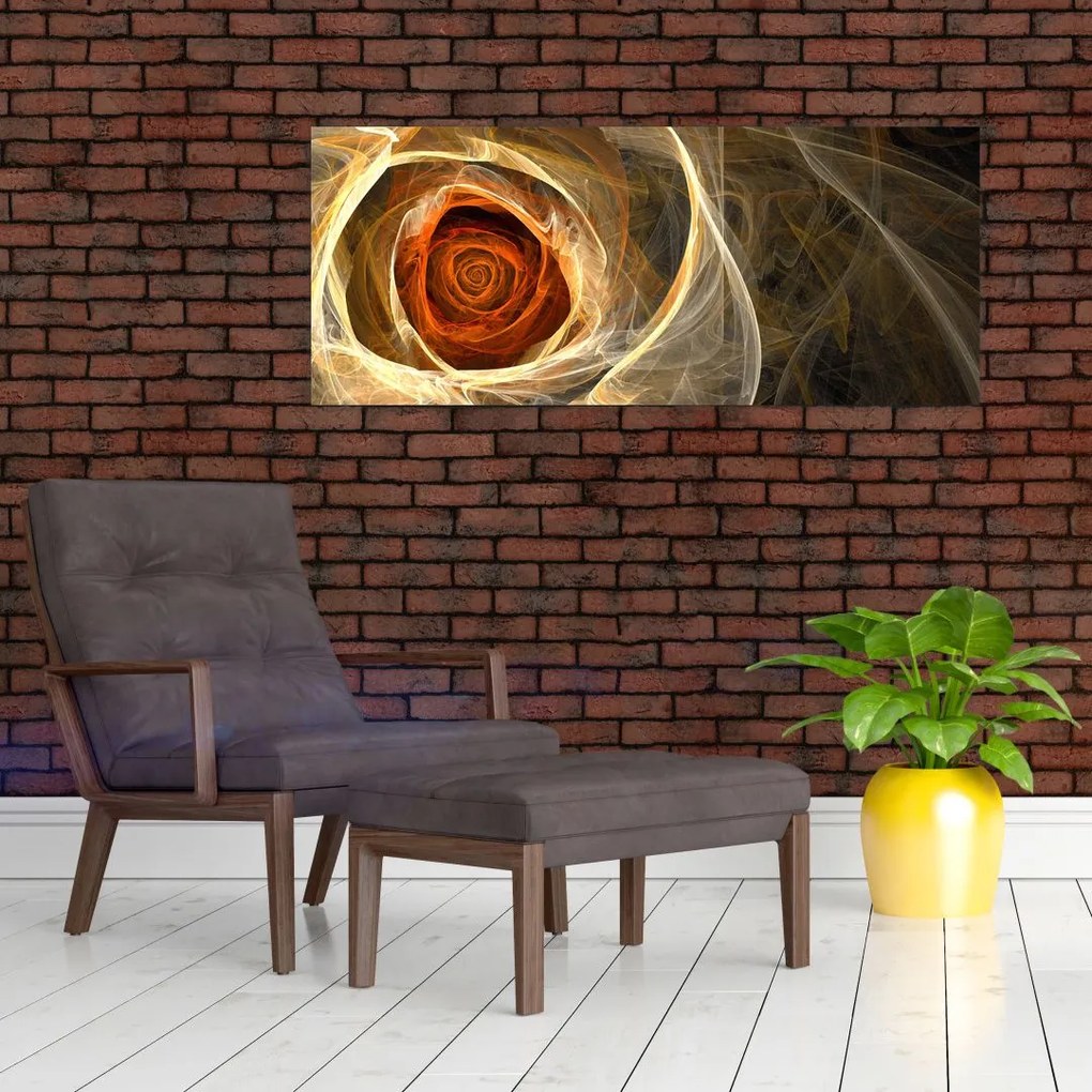 Tablou - Trandafir sufletului artistic (120x50 cm)