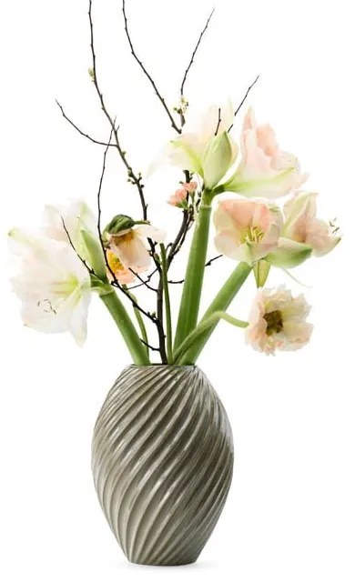 Vază din porțelan Morsø River, înălțime 26 cm, alb