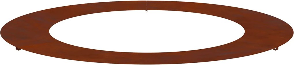 vidaXL potrivit pentru inel de copac plat Maro Ø60 / 90 cm