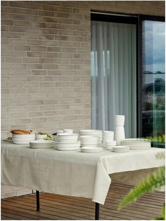 Bol mic crem pentru servire din porțelan 1,4 l Eau – Zone