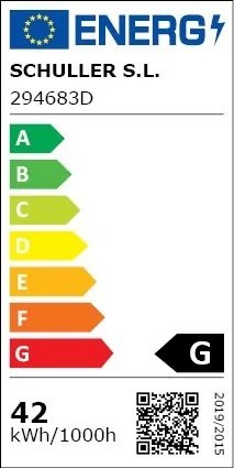 Lustra LED cu telecomanda design modern Lira 60cm