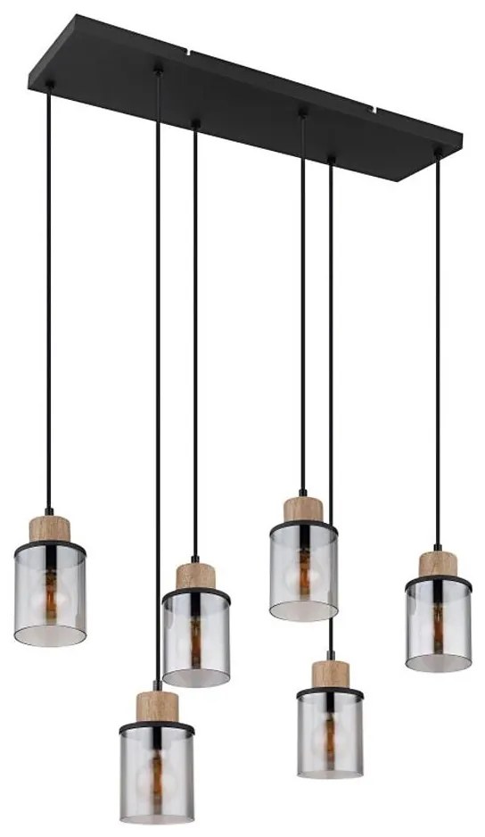 Lustră pe cablu Globo 15707-6H REID 6xE27/15W/230V