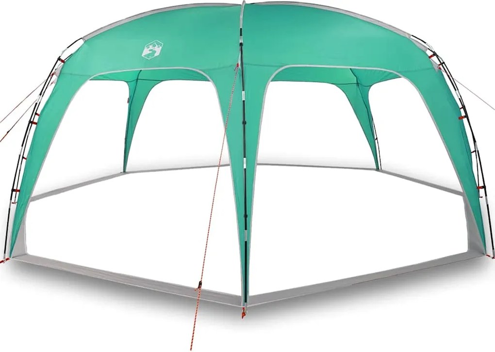 vidaXL Cort de petrecere, verde mare, rezistent la apă