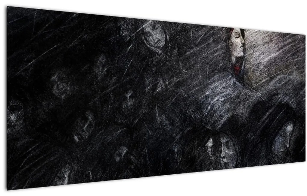 Tablou - Tristețe și renunțare (120x50 cm)