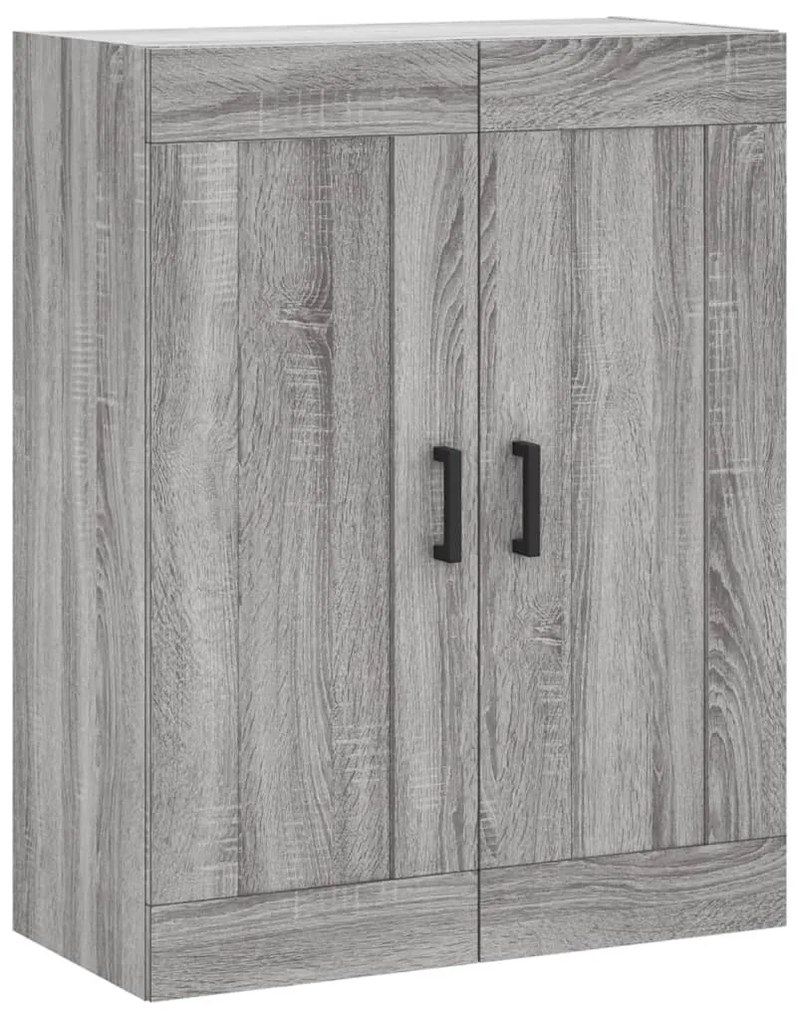 vidaXL Dulap pe perete, sonoma gri, 69,5x34x90 cm, lemn prelucrat