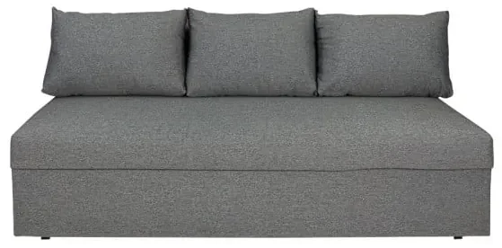 Canapea Extensibila Vario Cu Lada Gri Inchis, 191 x 98 x 80 Cm
