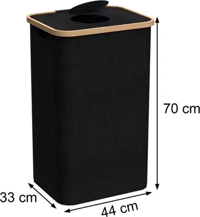 Colector selectiv de sticle 100l negru