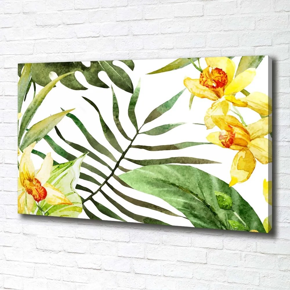 Imprimare tablou canvas Flori tropicale