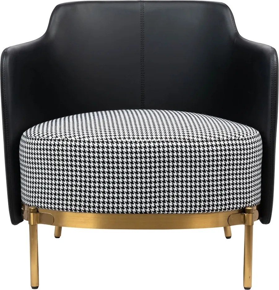 Fotoliu modern ultra confortabil Black-Gold