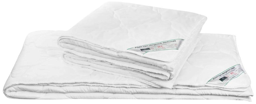 Pilota 4 Anotimpuri 200x220 HypoallergenicMed, medicinala si hipoalergenica, din microfibra, siliconizata si lavabila la 95 de grade, izolatie termica