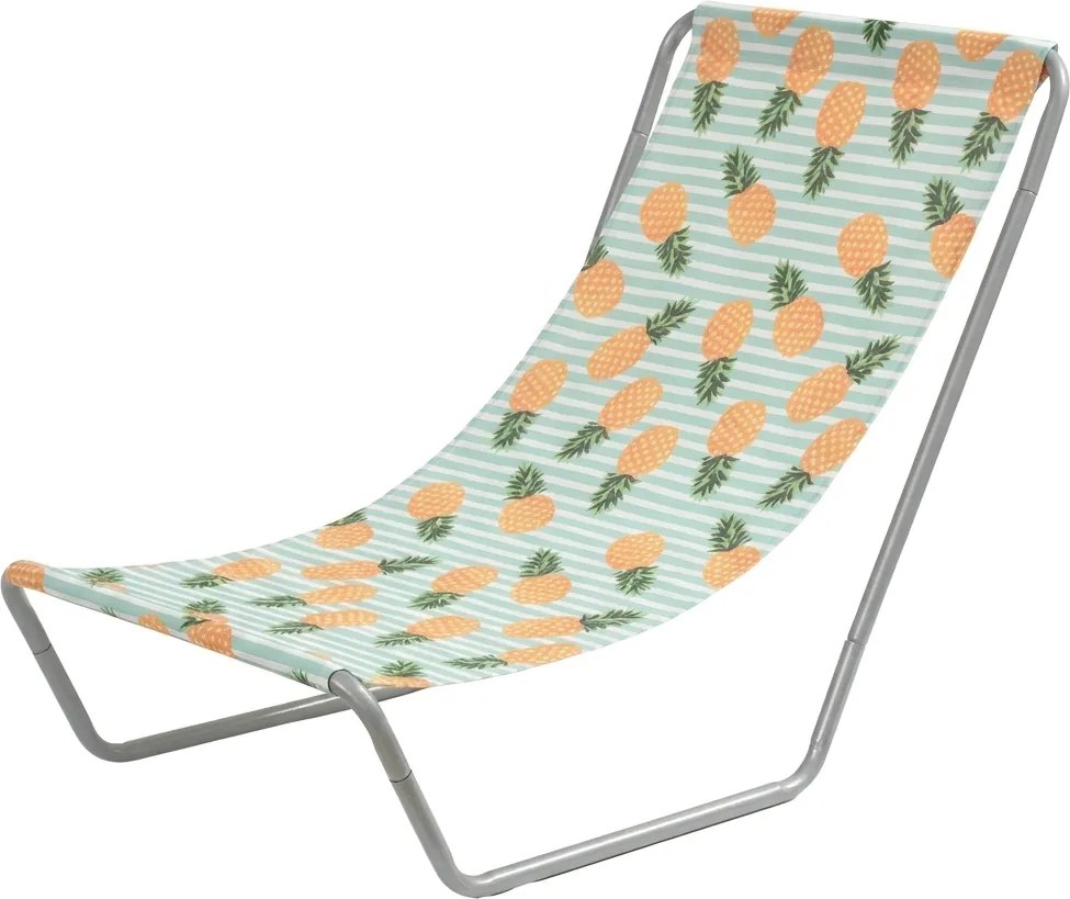Sezlong de plaja pliabil SAND PINEAPPLE, colorat