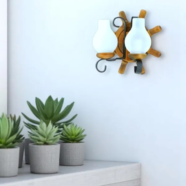 Aplică TIMONA 2xE14/40W/230V fag