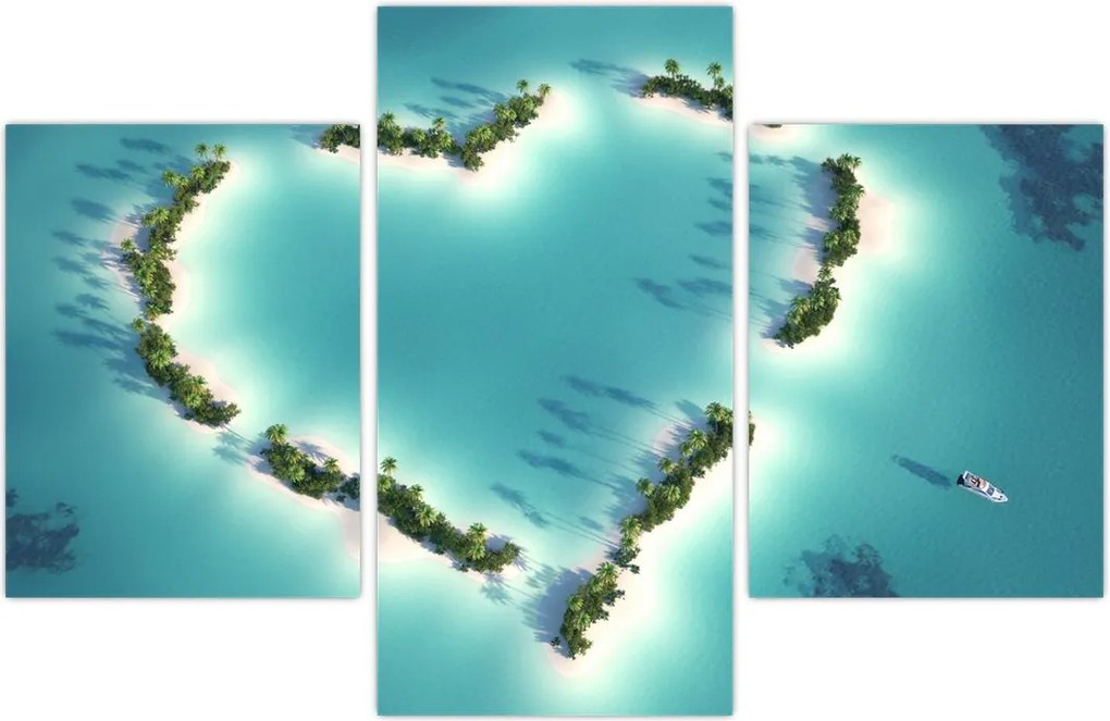 Tablou - Insulele inimii (90x60 cm)
