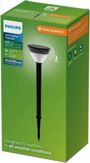 Philips - Lampă solară LED KYNA LED/3,8W/3,7V 800 mAh 2700K IP44