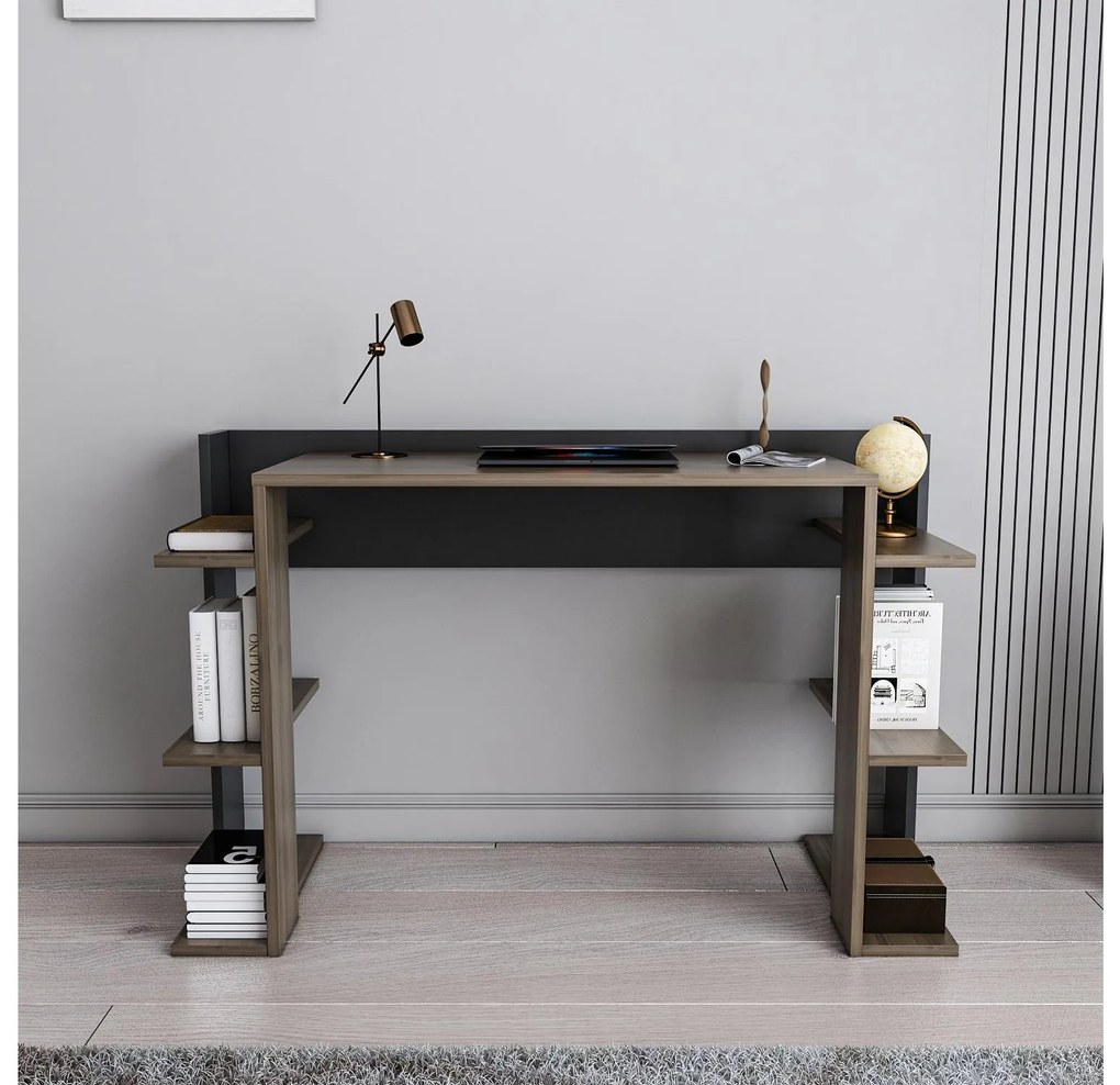 Masă PC Corenada (Nuc + negru). 1106624