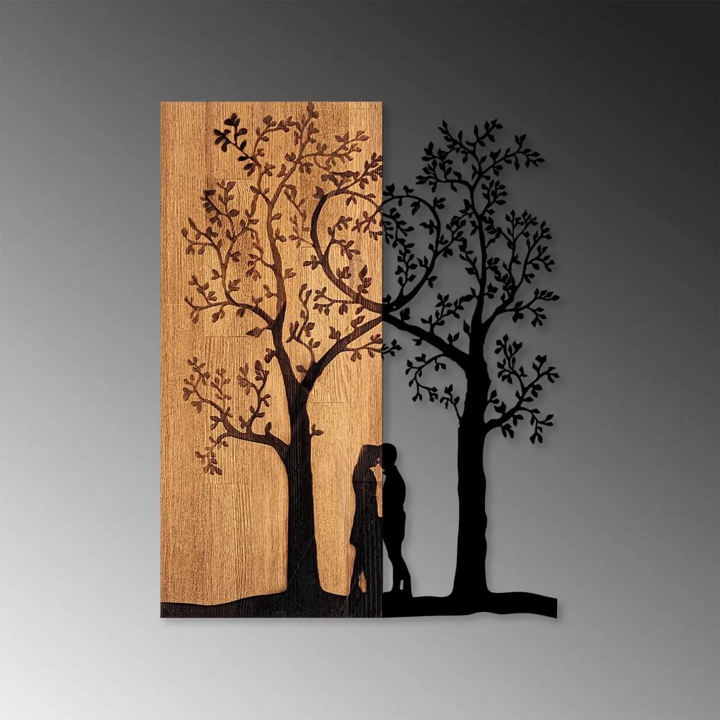 Accesoriu decorativ de perete din lemn Love Under The Tree