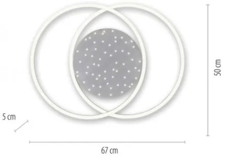 Paul Neuhaus 6025-55 - Plafonieră LED YUKI dimabilă LED/48W/230V + DO