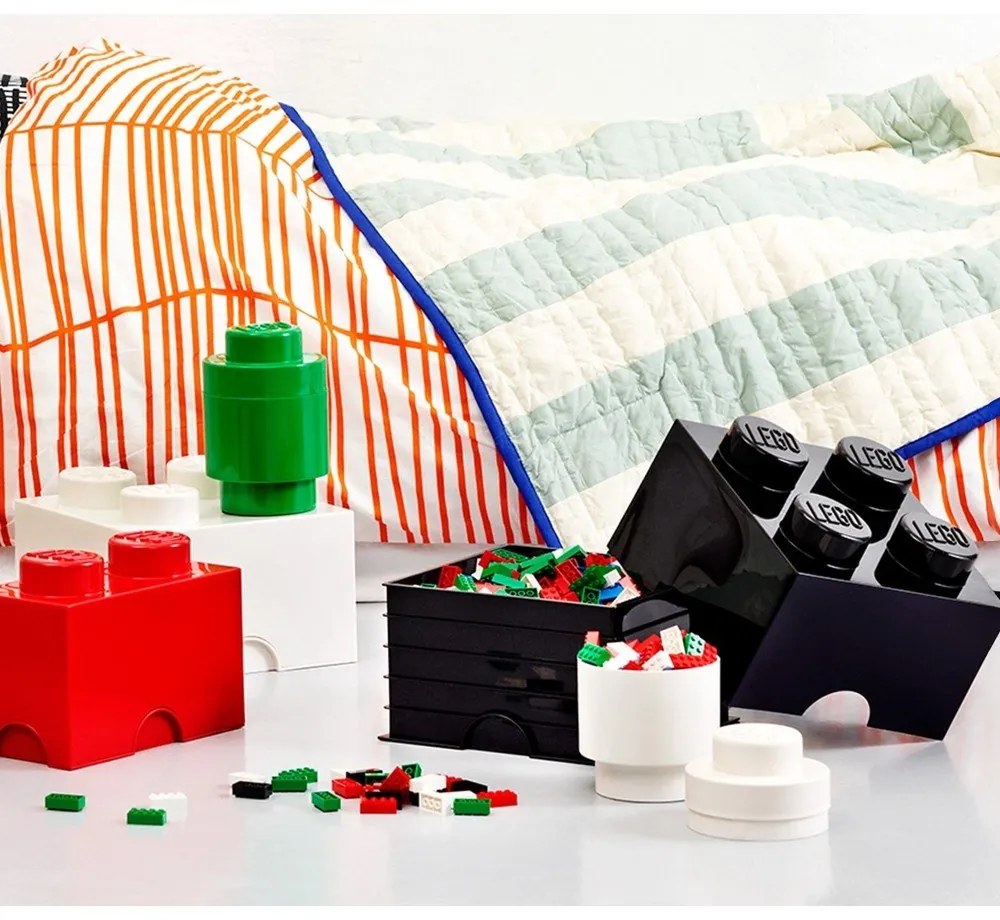 Cutie depozitare LEGO®, roșu