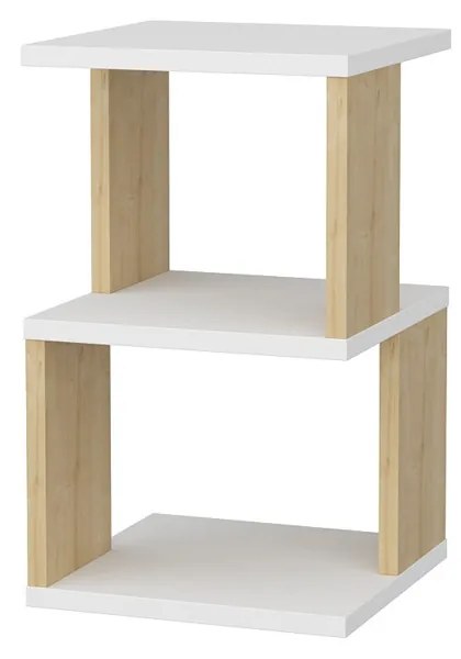 Măsuță de pat Carter White Oak