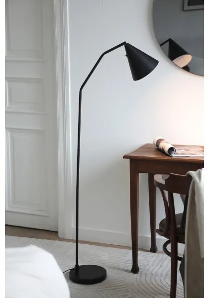 Markslöjd 108889 - Lampă de podea LED reglabilă FUNIL LED/4,9W/230V, neagră