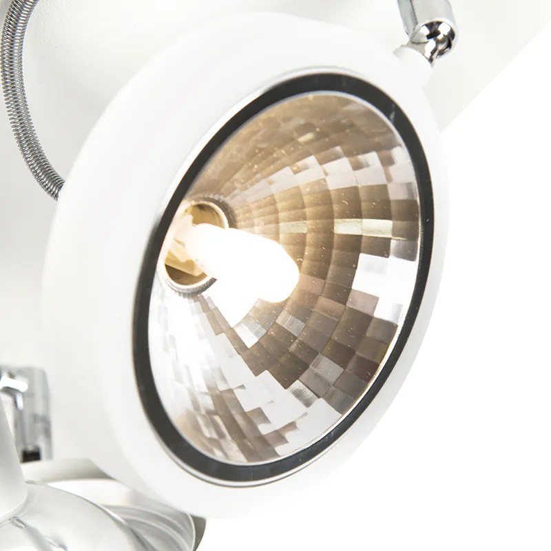 Spotlight de design alb cu 4 lumini reglabile - Nox