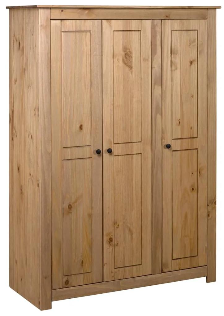 vidaXL Șifonier cu 3 uși, 118 x 50 x 171,5 cm, pin gama panama